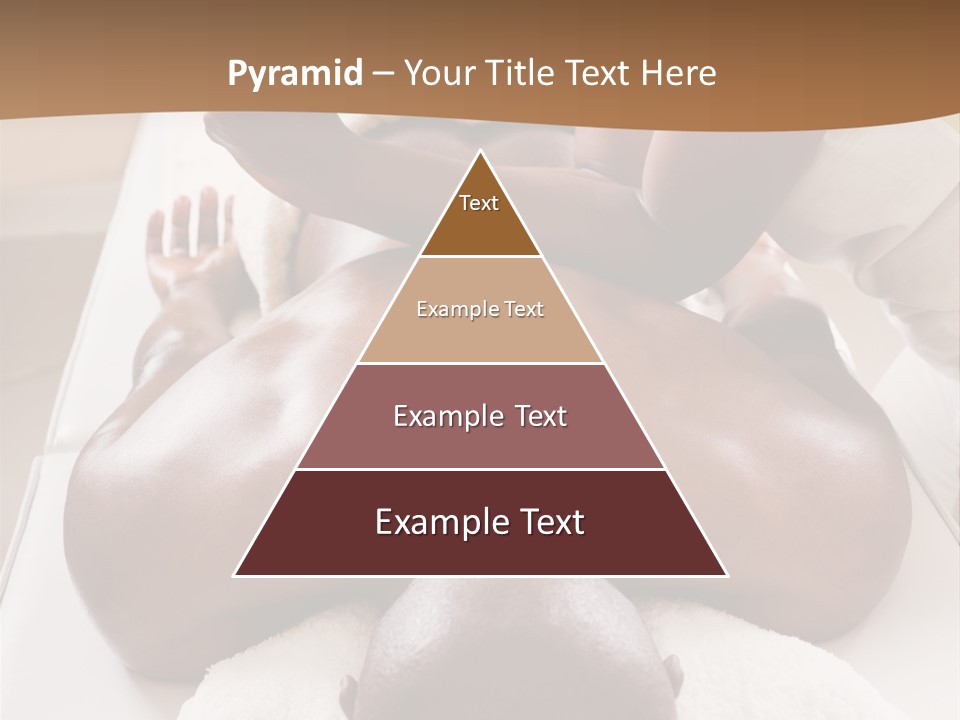 Lifestyle, African American Man Having A Massage Treat At The Spa, Or Injury Chiropractor PowerPoint Template