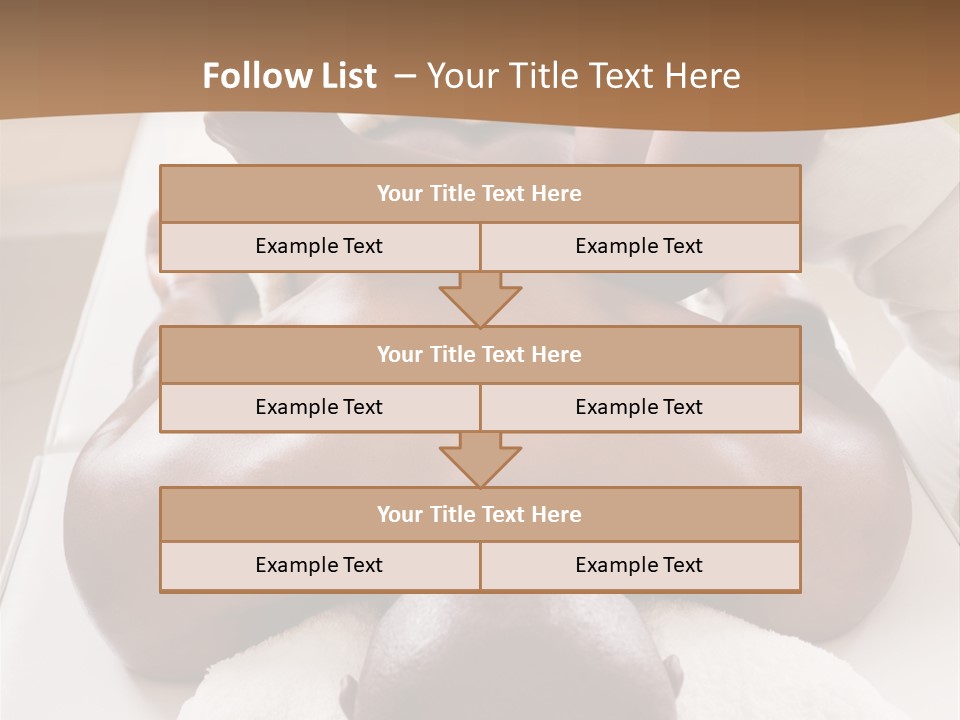 Lifestyle, African American Man Having A Massage Treat At The Spa, Or Injury Chiropractor PowerPoint Template