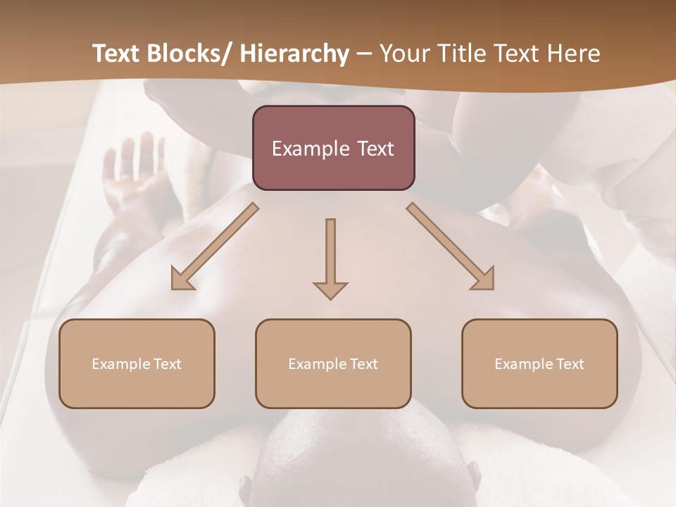 Lifestyle, African American Man Having A Massage Treat At The Spa, Or Injury Chiropractor PowerPoint Template
