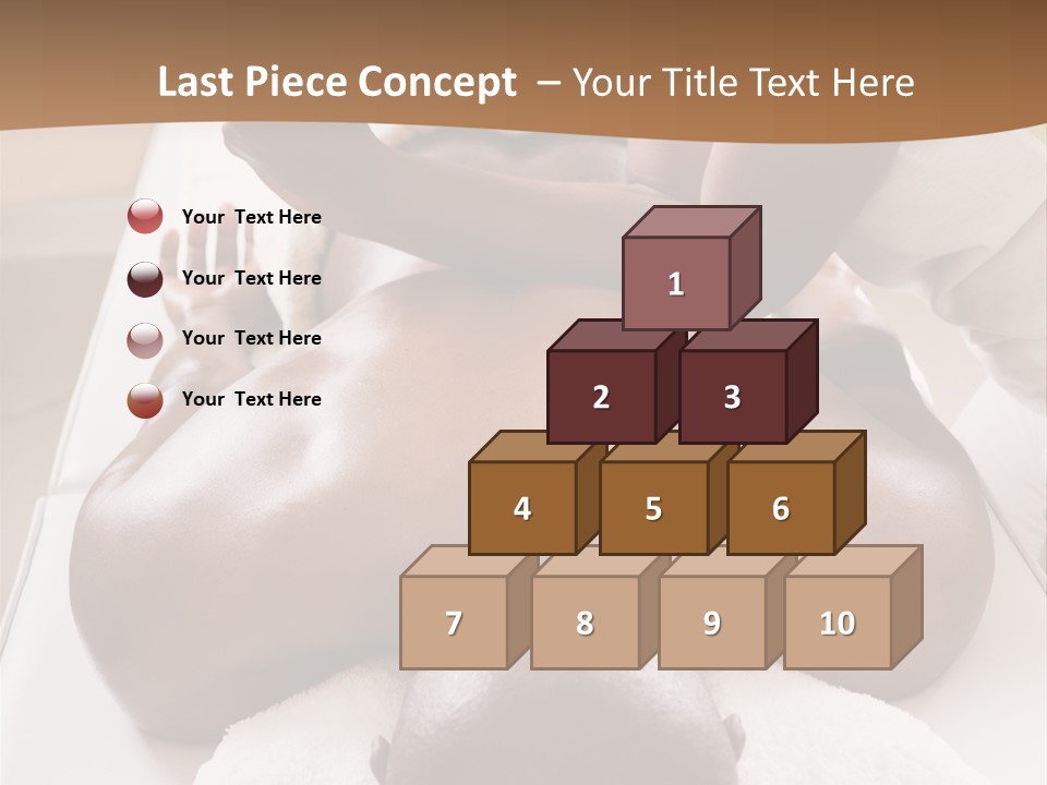 Lifestyle, African American Man Having A Massage Treat At The Spa, Or Injury Chiropractor PowerPoint Template