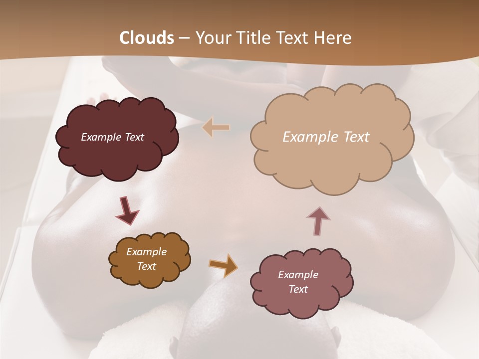 Lifestyle, African American Man Having A Massage Treat At The Spa, Or Injury Chiropractor PowerPoint Template