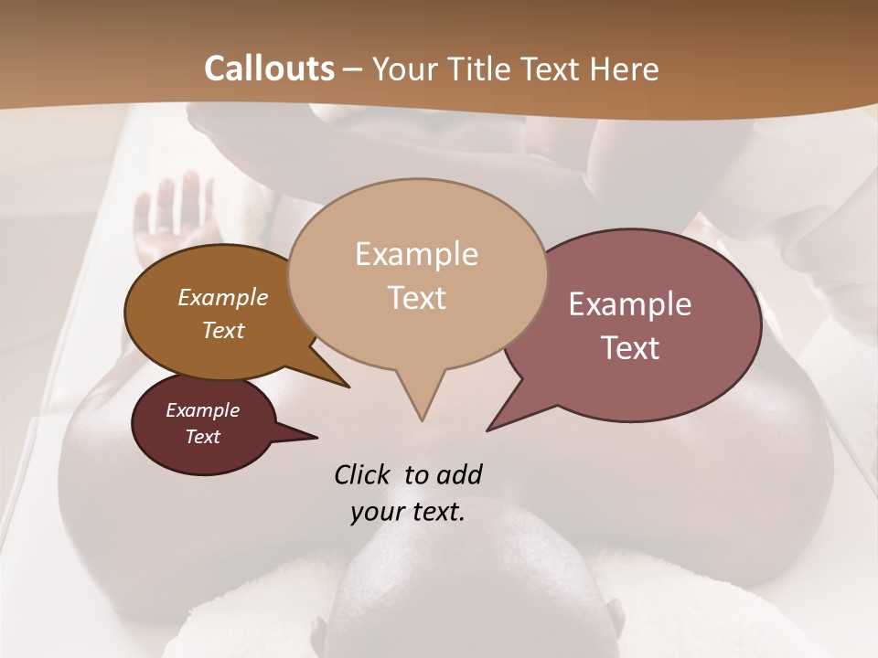 Lifestyle, African American Man Having A Massage Treat At The Spa, Or Injury Chiropractor PowerPoint Template