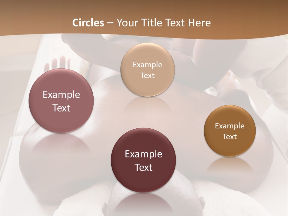 Lifestyle, African American Man Having A Massage Treat At The Spa, Or Injury Chiropractor PowerPoint Template