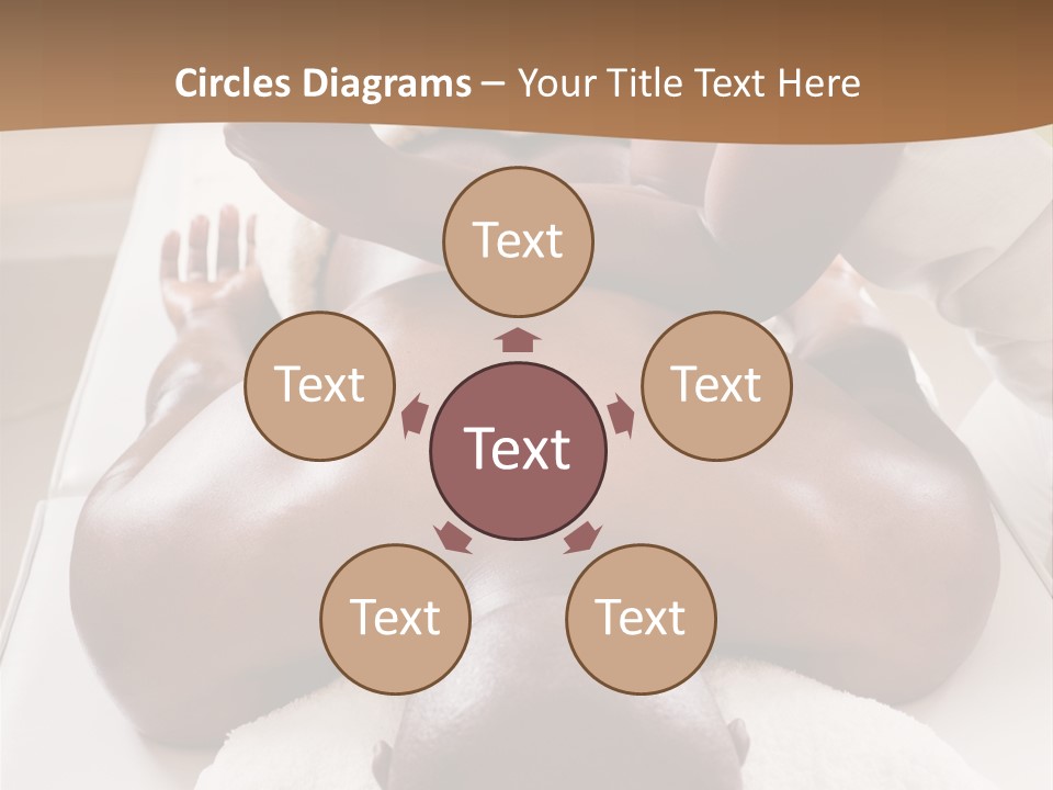 Lifestyle, African American Man Having A Massage Treat At The Spa, Or Injury Chiropractor PowerPoint Template