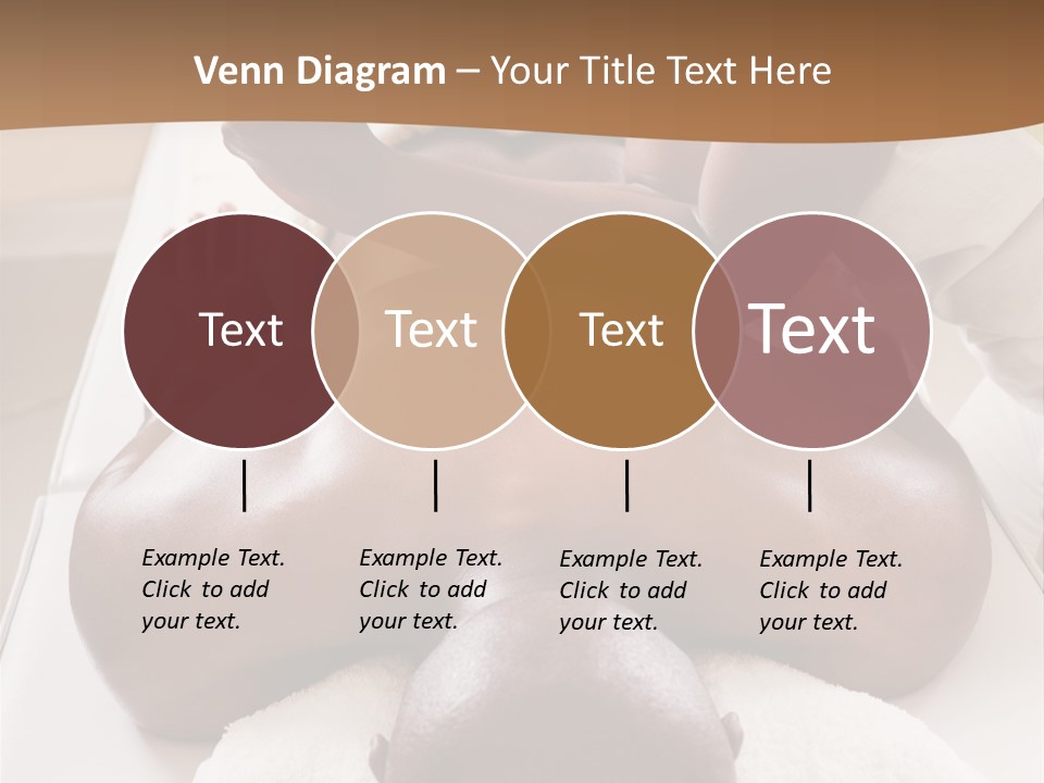 Lifestyle, African American Man Having A Massage Treat At The Spa, Or Injury Chiropractor PowerPoint Template