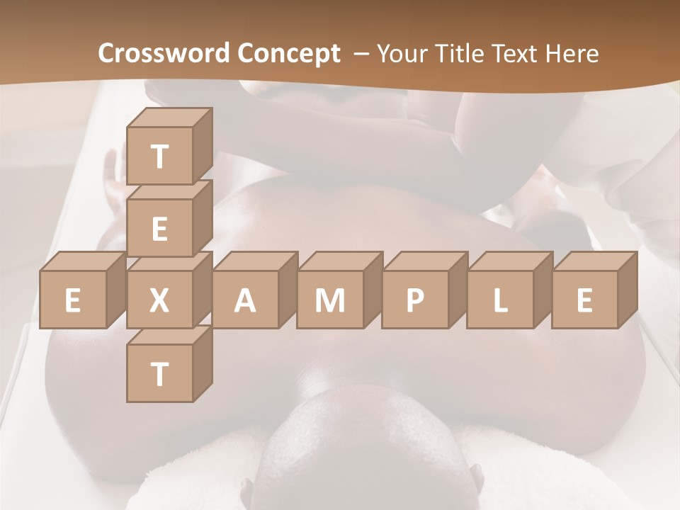 Lifestyle, African American Man Having A Massage Treat At The Spa, Or Injury Chiropractor PowerPoint Template