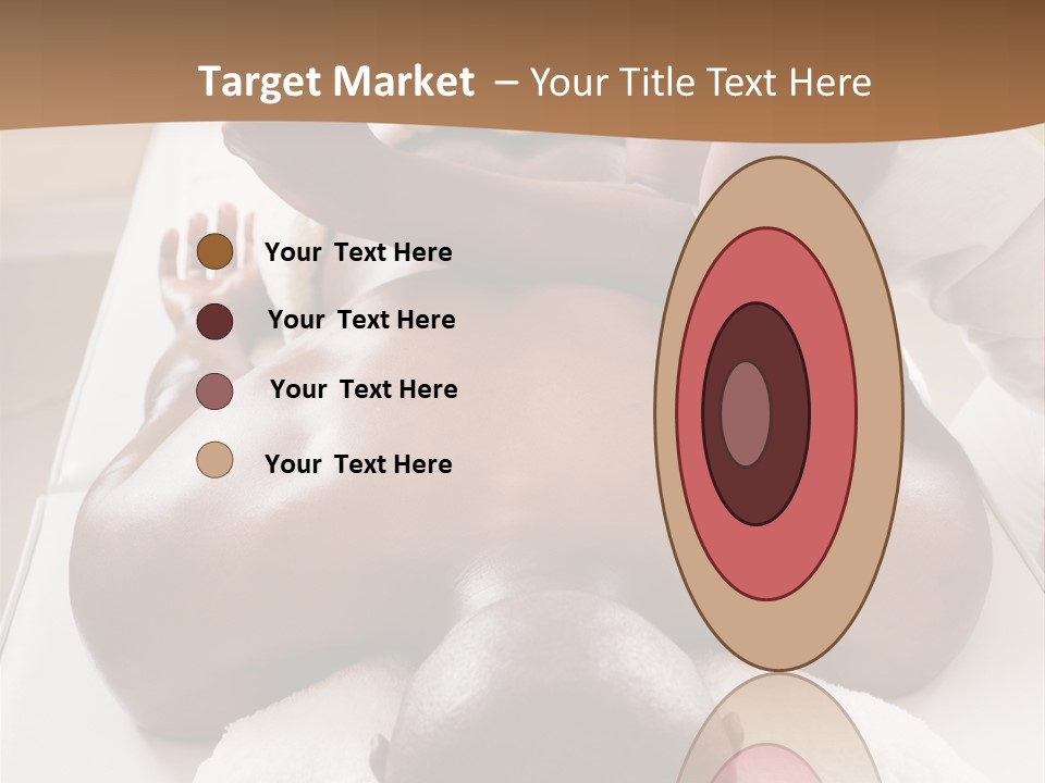 Lifestyle, African American Man Having A Massage Treat At The Spa, Or Injury Chiropractor PowerPoint Template