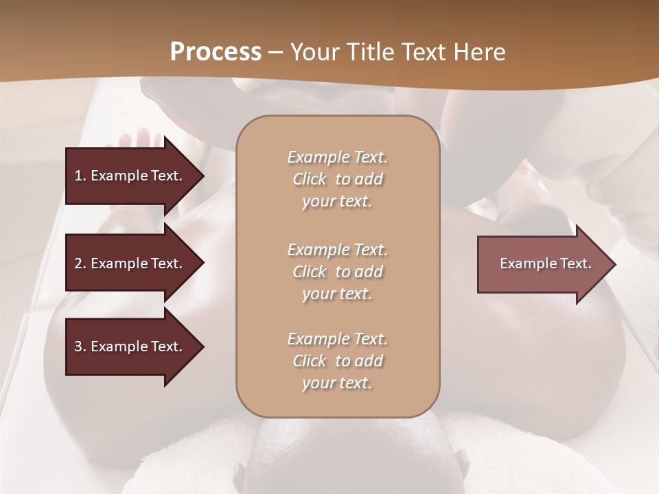 Lifestyle, African American Man Having A Massage Treat At The Spa, Or Injury Chiropractor PowerPoint Template