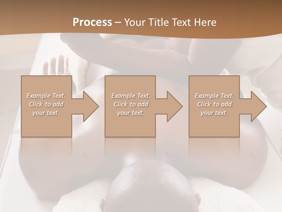 Lifestyle, African American Man Having A Massage Treat At The Spa, Or Injury Chiropractor PowerPoint Template