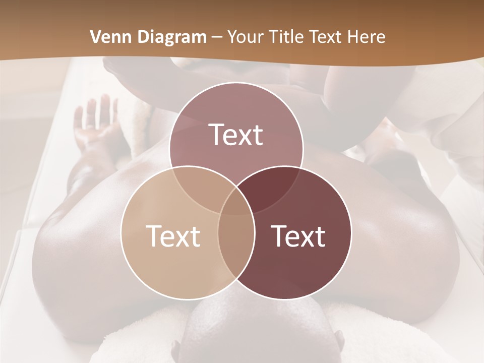 Lifestyle, African American Man Having A Massage Treat At The Spa, Or Injury Chiropractor PowerPoint Template