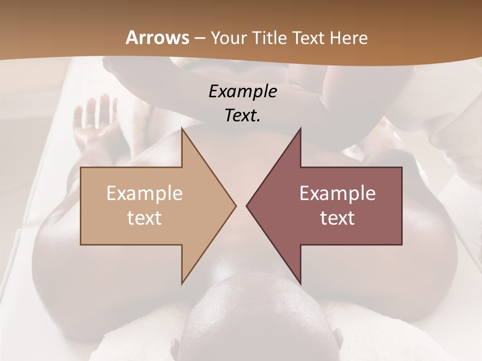 Lifestyle, African American Man Having A Massage Treat At The Spa, Or Injury Chiropractor PowerPoint Template