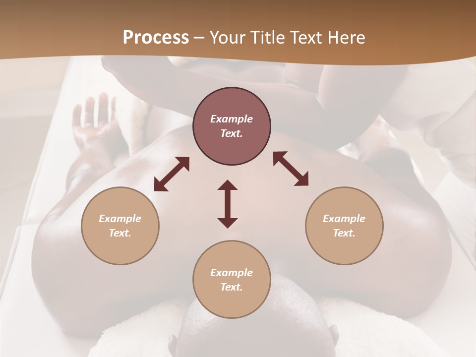 Lifestyle, African American Man Having A Massage Treat At The Spa, Or Injury Chiropractor PowerPoint Template