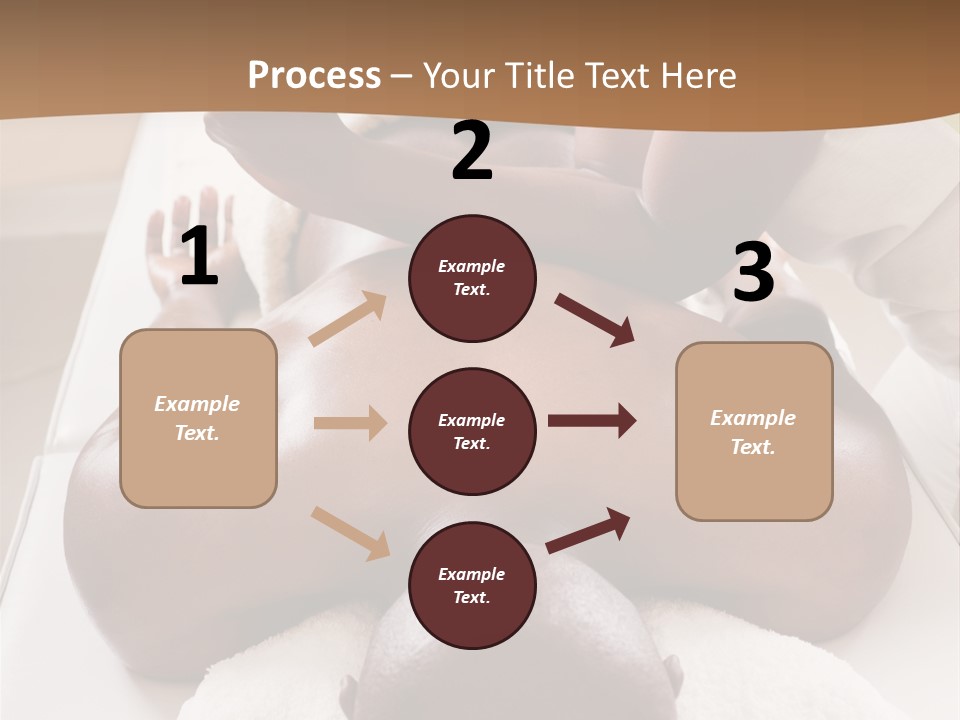 Lifestyle, African American Man Having A Massage Treat At The Spa, Or Injury Chiropractor PowerPoint Template