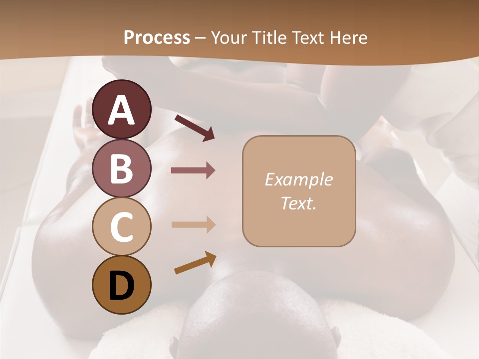 Lifestyle, African American Man Having A Massage Treat At The Spa, Or Injury Chiropractor PowerPoint Template