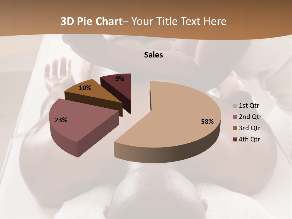Lifestyle, African American Man Having A Massage Treat At The Spa, Or Injury Chiropractor PowerPoint Template