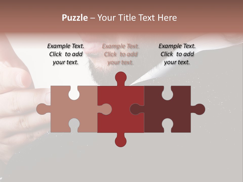 Dandruff Issue On Man's Sholder PowerPoint Template