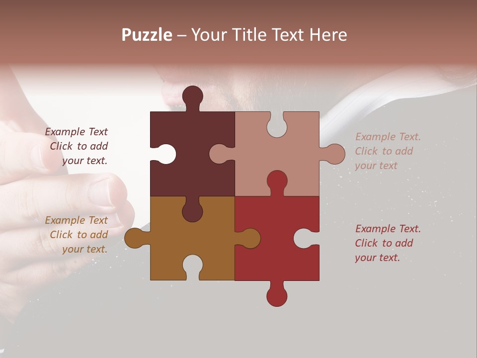 Dandruff Issue On Man's Sholder PowerPoint Template