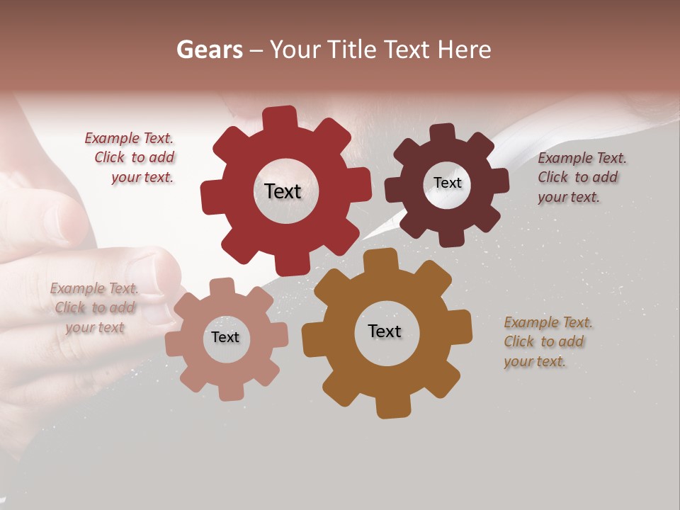 Dandruff Issue On Man's Sholder PowerPoint Template
