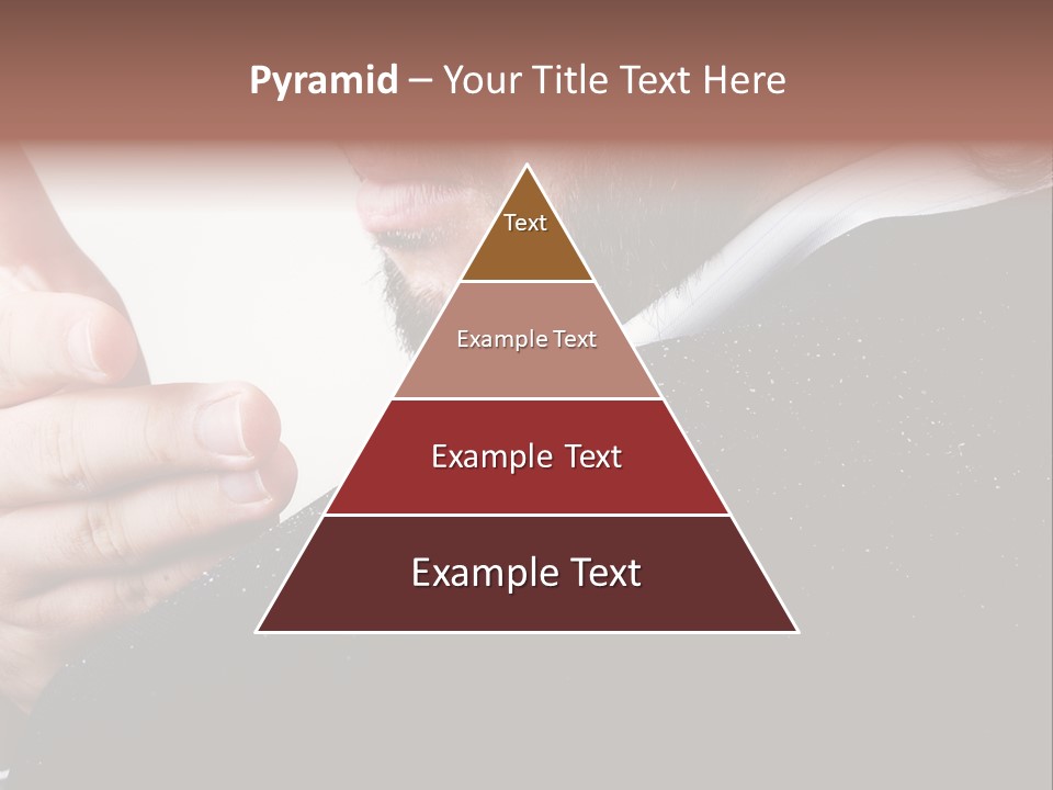 Dandruff Issue On Man's Sholder PowerPoint Template