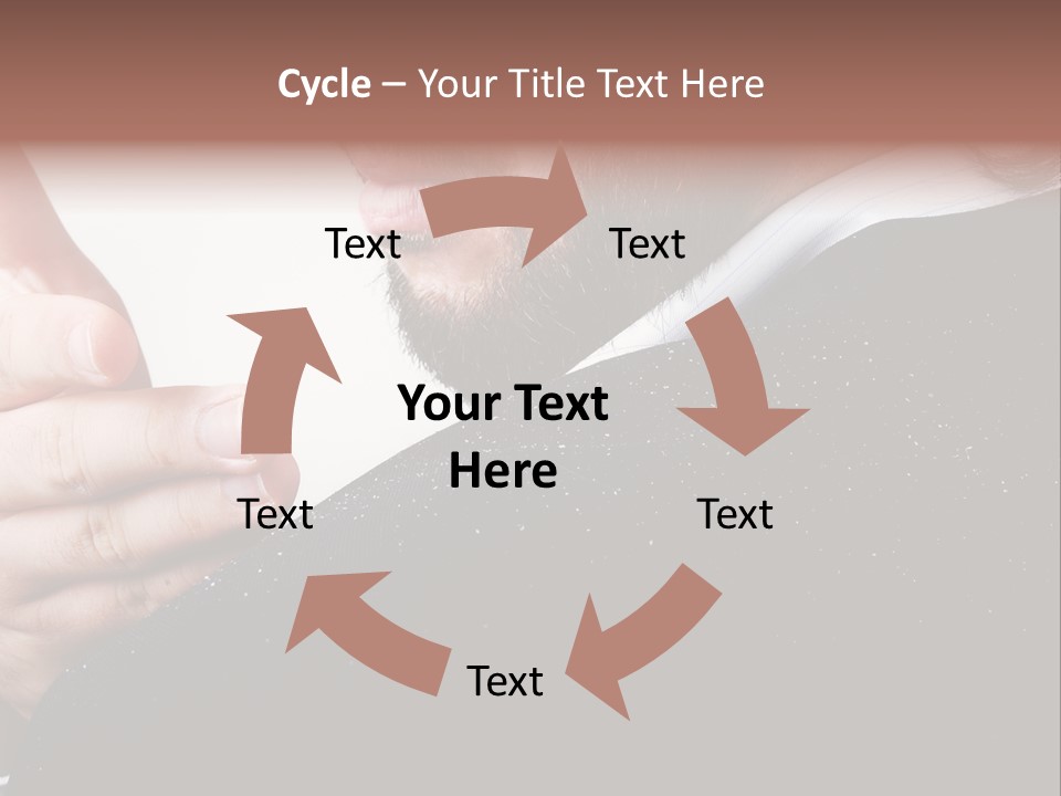 Dandruff Issue On Man's Sholder PowerPoint Template