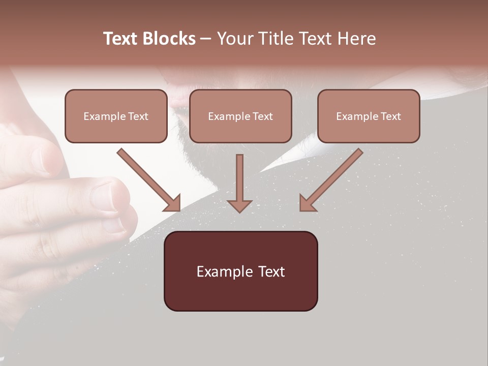 Dandruff Issue On Man's Sholder PowerPoint Template