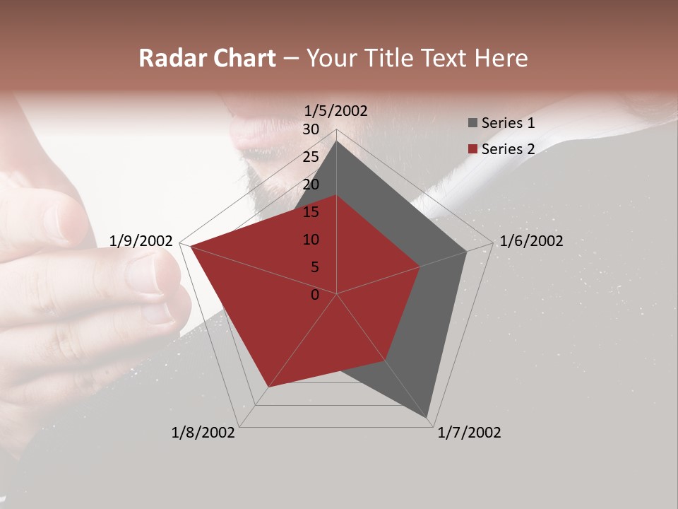 Dandruff Issue On Man's Sholder PowerPoint Template