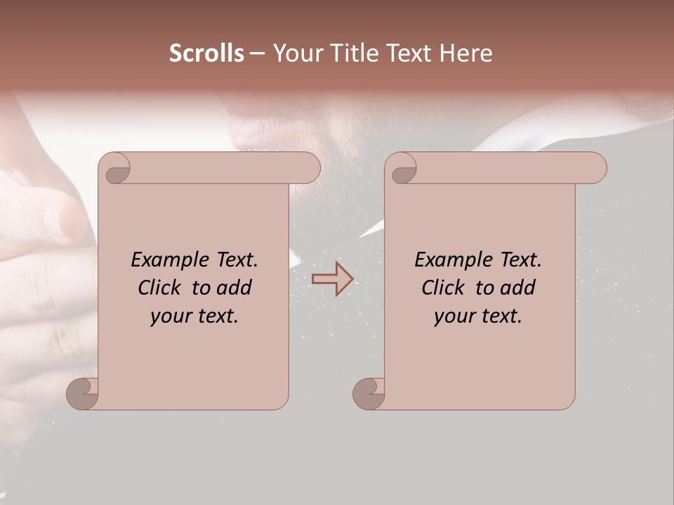 Dandruff Issue On Man's Sholder PowerPoint Template
