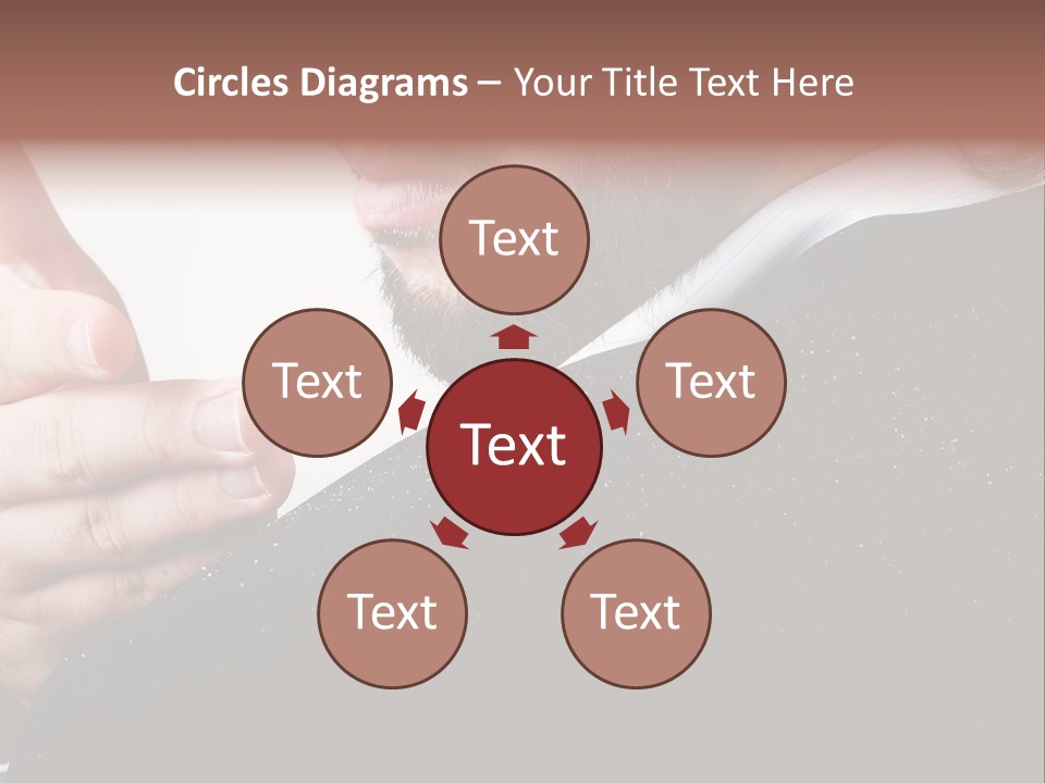 Dandruff Issue On Man's Sholder PowerPoint Template