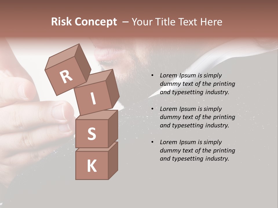 Dandruff Issue On Man's Sholder PowerPoint Template