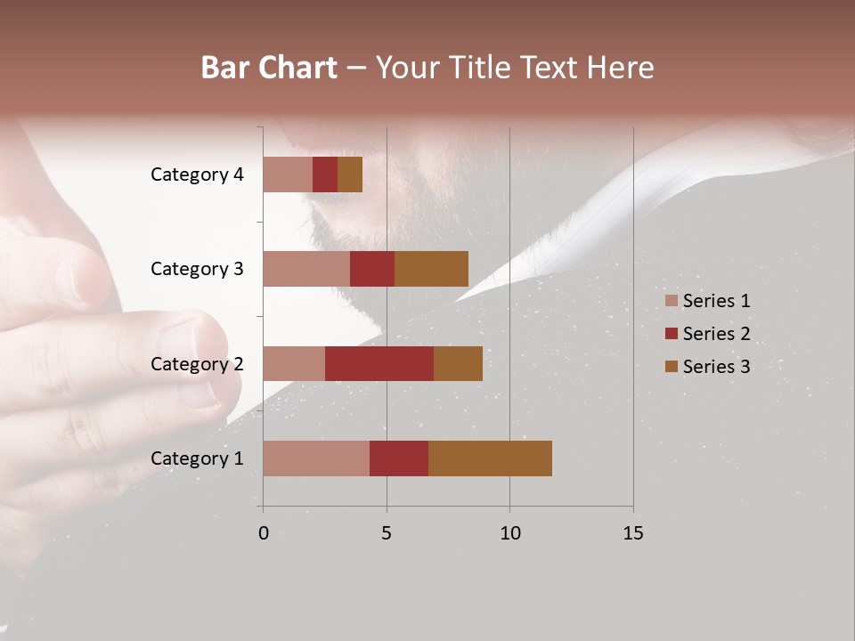 Dandruff Issue On Man's Sholder PowerPoint Template