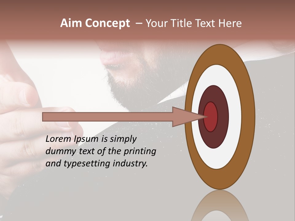 Dandruff Issue On Man's Sholder PowerPoint Template