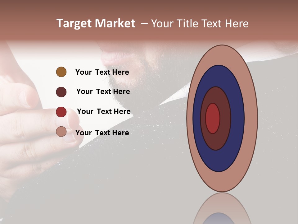 Dandruff Issue On Man's Sholder PowerPoint Template