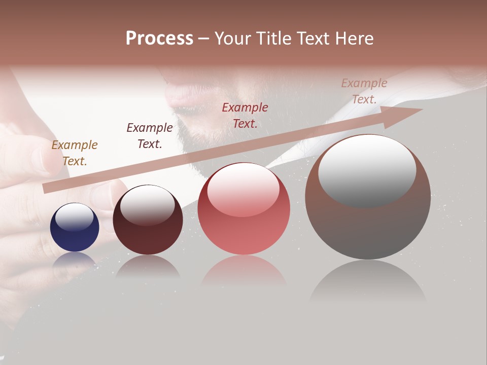 Dandruff Issue On Man's Sholder PowerPoint Template