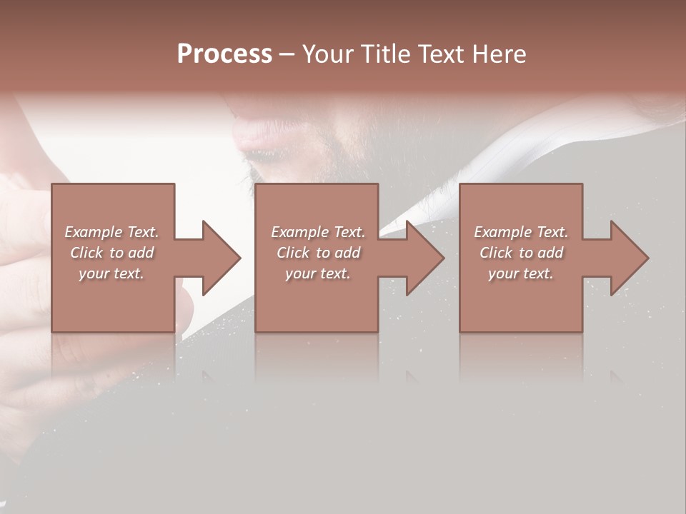 Dandruff Issue On Man's Sholder PowerPoint Template