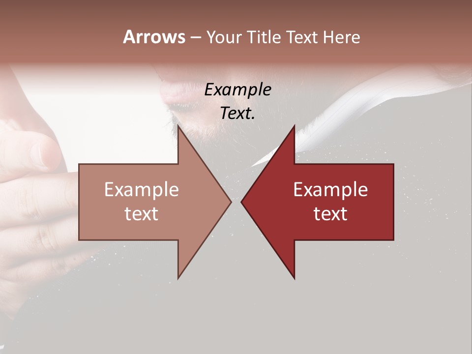 Dandruff Issue On Man's Sholder PowerPoint Template