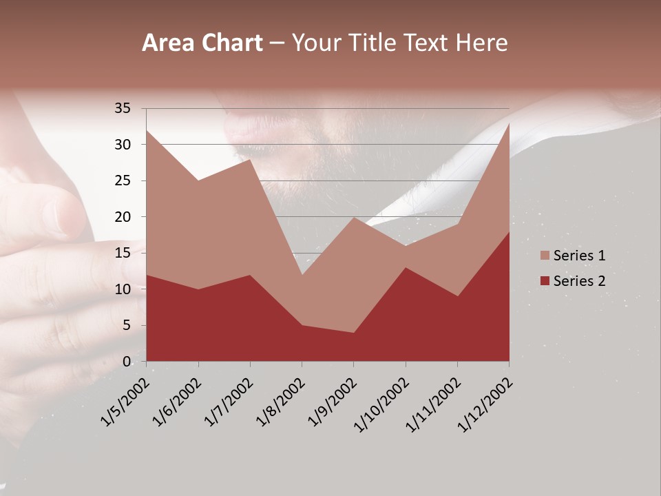 Dandruff Issue On Man's Sholder PowerPoint Template