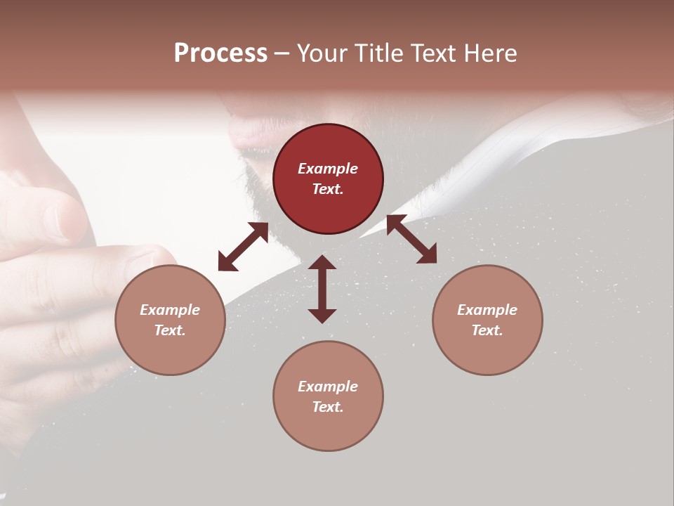 Dandruff Issue On Man's Sholder PowerPoint Template