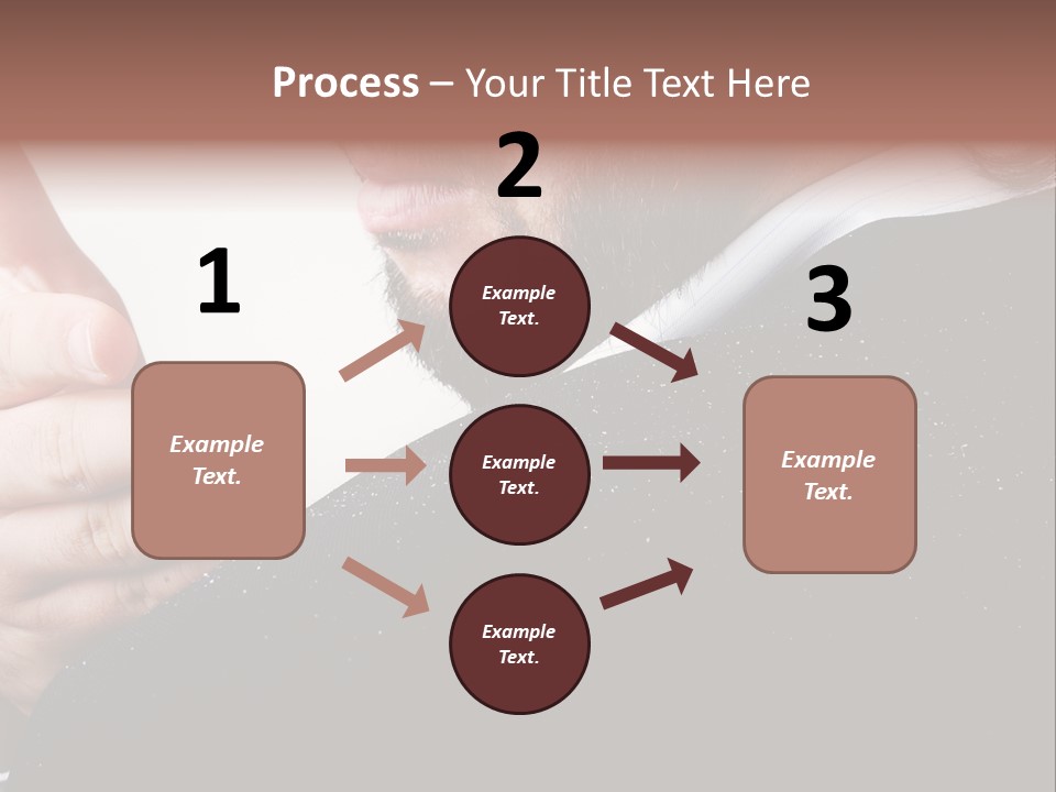 Dandruff Issue On Man's Sholder PowerPoint Template