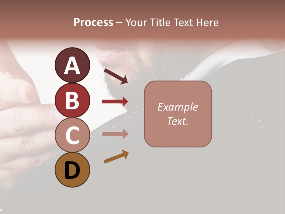 Dandruff Issue On Man's Sholder PowerPoint Template