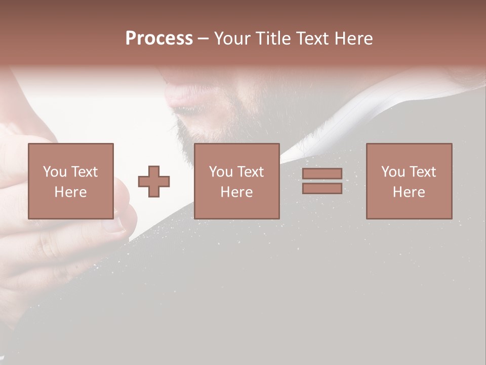 Dandruff Issue On Man's Sholder PowerPoint Template