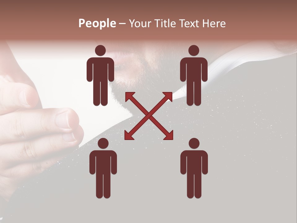 Dandruff Issue On Man's Sholder PowerPoint Template