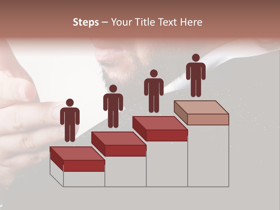 Dandruff Issue On Man's Sholder PowerPoint Template