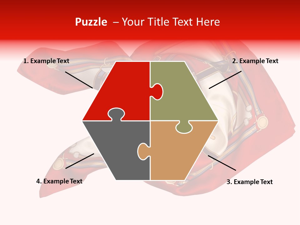 Scarf Isolated On A Background PowerPoint Template