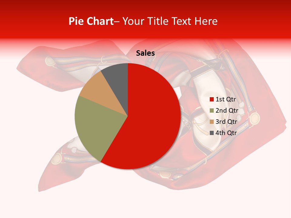 Scarf Isolated On A Background PowerPoint Template