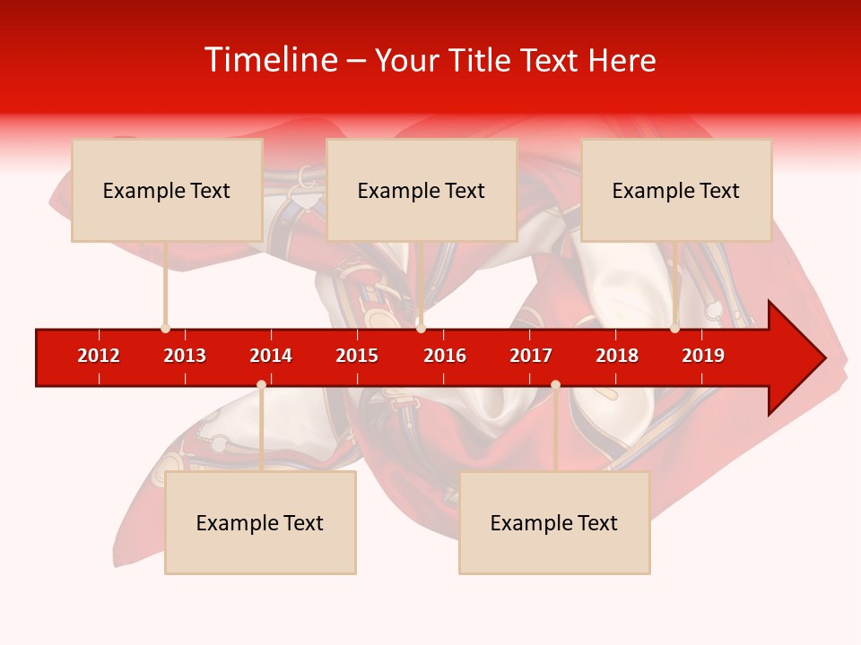 Scarf Isolated On A Background PowerPoint Template