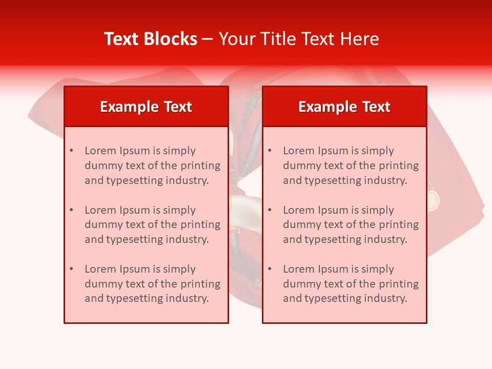 Scarf Isolated On A Background PowerPoint Template