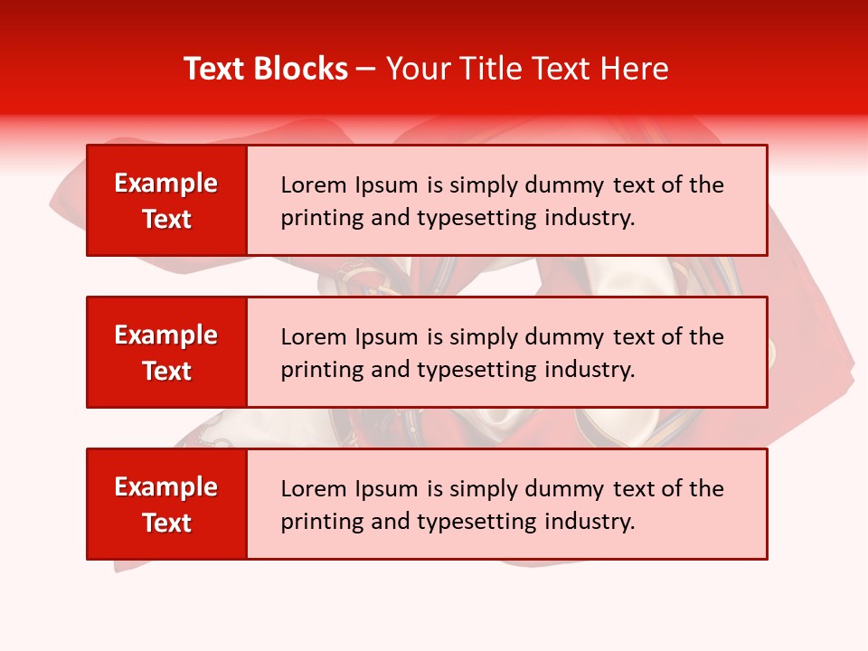 Scarf Isolated On A Background PowerPoint Template