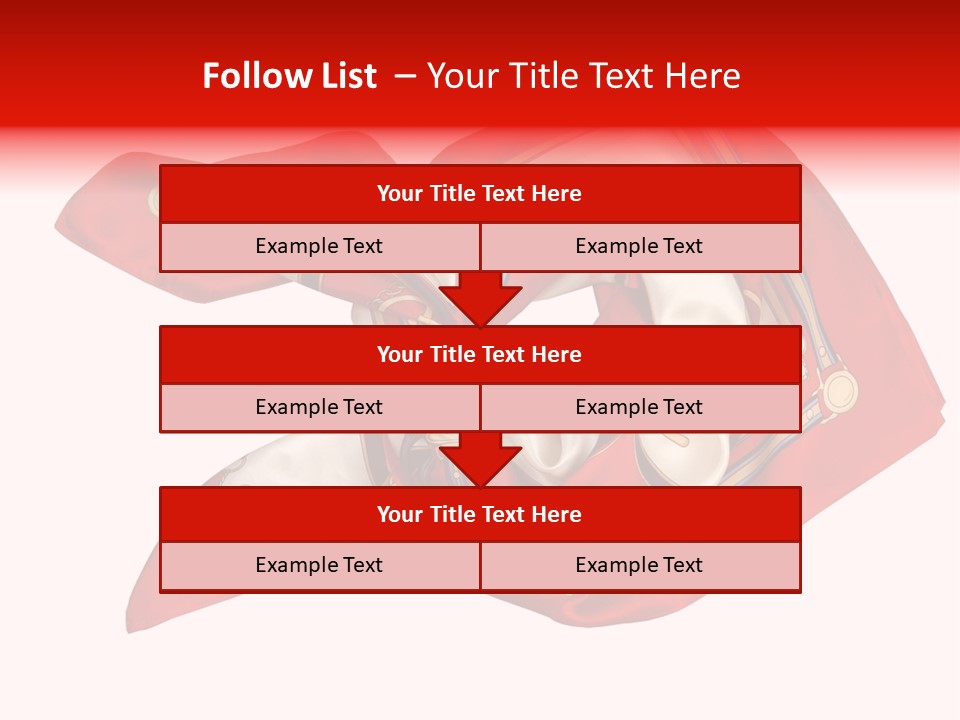 Scarf Isolated On A Background PowerPoint Template