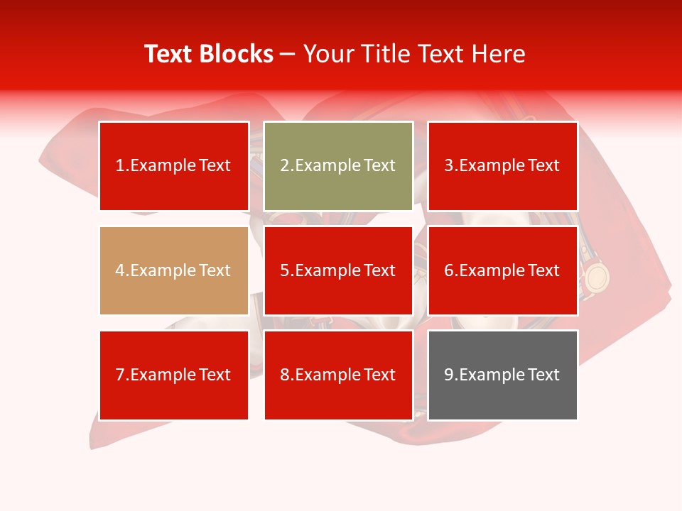 Scarf Isolated On A Background PowerPoint Template