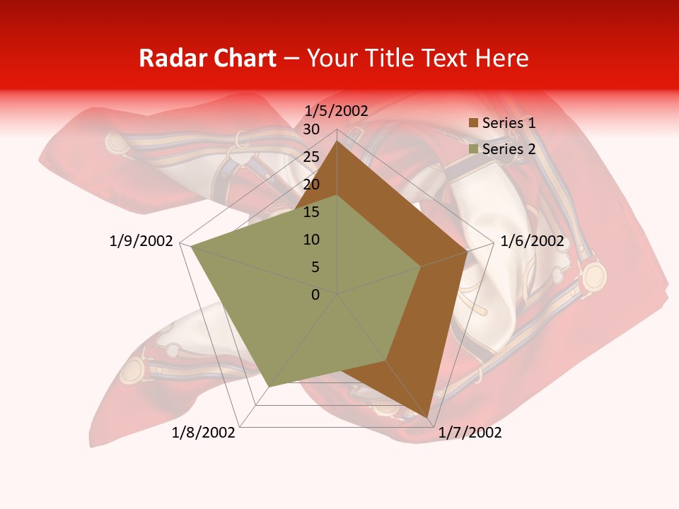 Scarf Isolated On A Background PowerPoint Template
